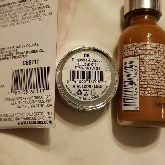 Loreal true match makeup,Jordan eye shadow revelon liner - Picture 7 of 7